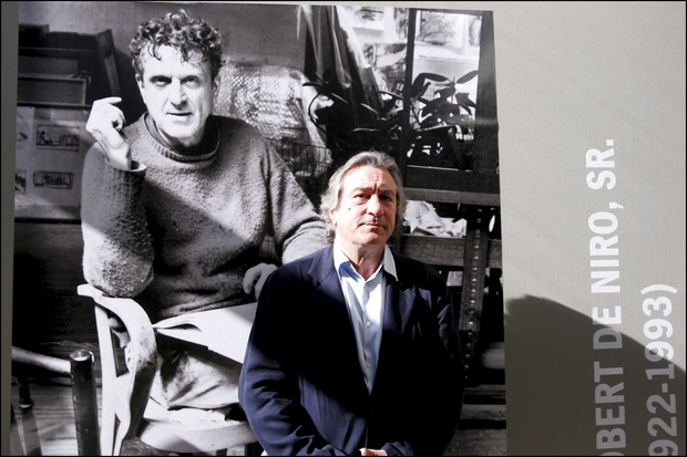 American actor Robert De Niro opens exhibition of Robert De Niro Sr. paintings at La Piscine in Roubaix, France on June 18th, 2005.