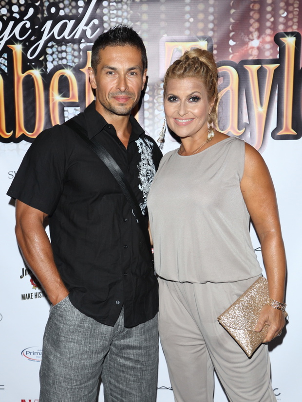 Katarzyna Skrzynecka z mezem Marcin Lopucki