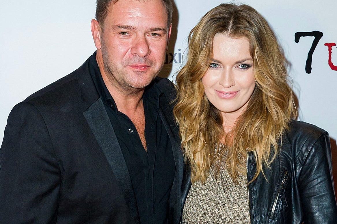 Tomasz Karolak, Magdalena Malicka Dziun, Warszawa, premiera filmu „7 uczuć”, 08.10.2018 rok