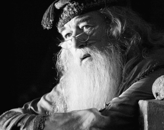 Michael Gambon, plan filmu „Harry Potter i Czara Ognia”, 2005 rok