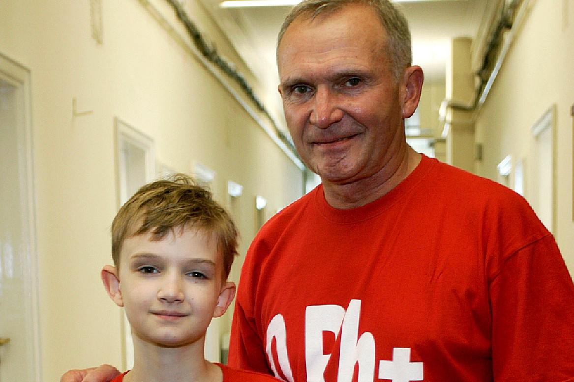 Marek Siudym z synem, Tadeusz Siudym, Podsumowanie akcji Łańcuch Krewniaków, czerwiec 2008 jam otw
