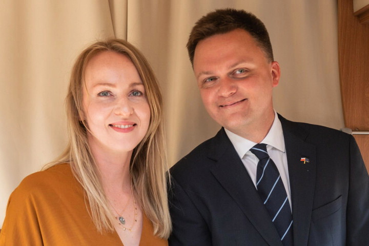 Szymon Hołownia, Urszula Brzezińska-Hołownia, żona, EN_01431611_0115