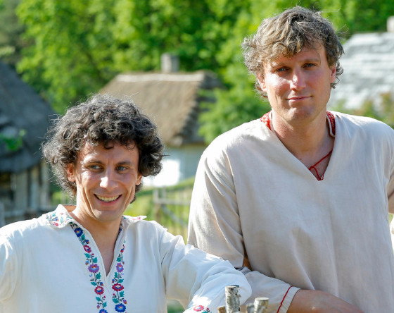 Karol Dziuba, Adam Bobik,plan filmu "Sami Swoi. Początek", maj 2023