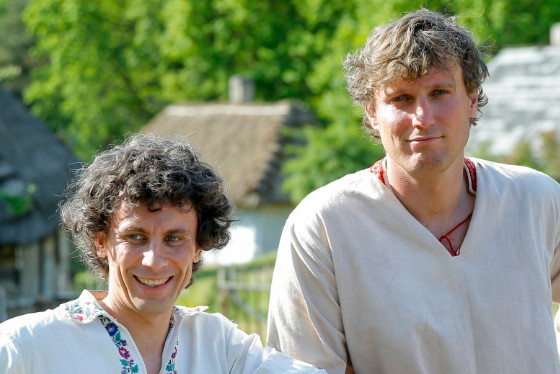 Karol Dziuba, Adam Bobik,plan filmu "Sami Swoi. Początek", maj 2023