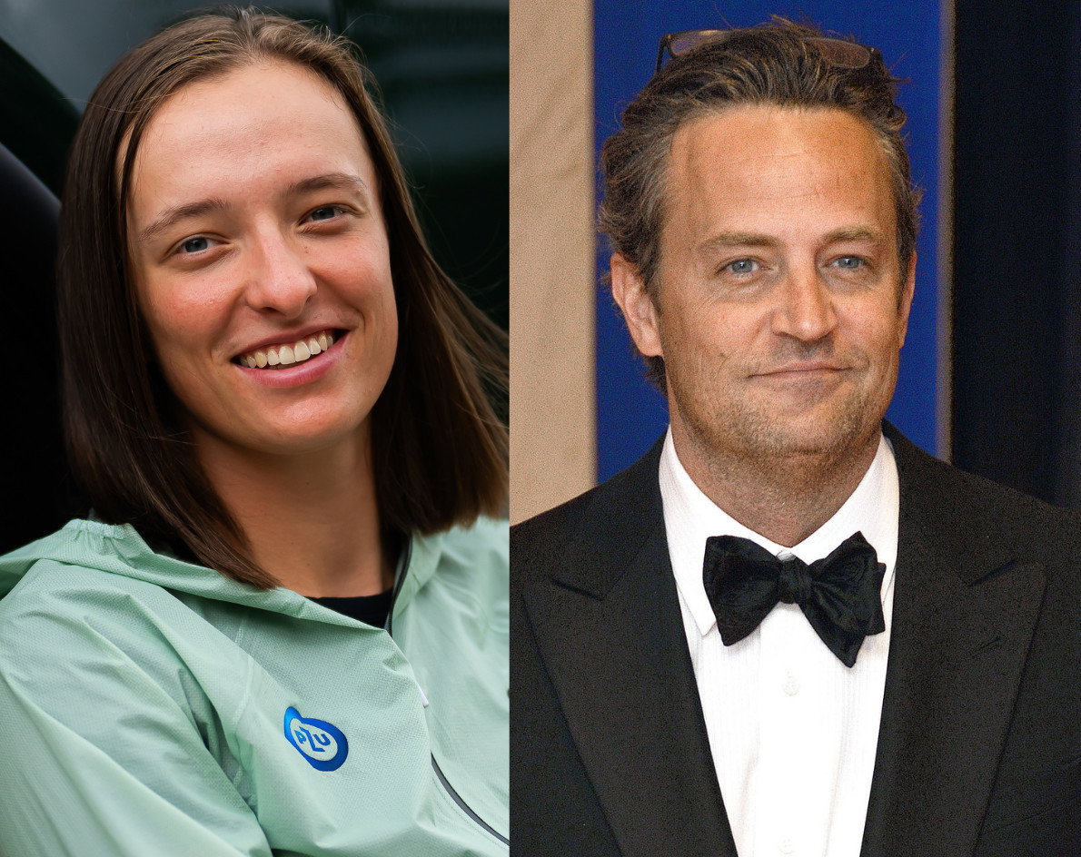 Iga Świątek, Matthew Perry