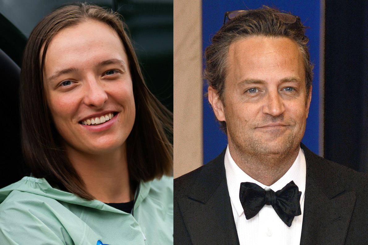 Iga Świątek, Matthew Perry