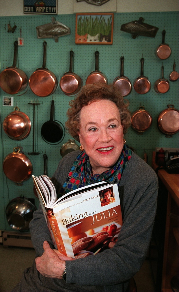 Julia Child At Her Home In Cambridge, Mass.