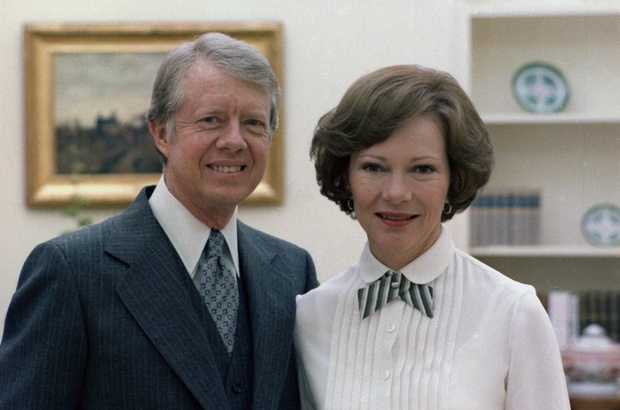 Portrait of Rosalynn Carter and Jimmy Carter ca. 17 November 1978