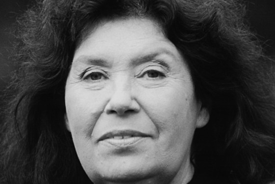 Zofia Merle, portret czarno-biały