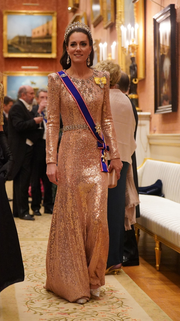 King Charles III And Queen Camilla Host Diplomatic Reception