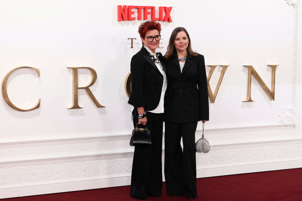 Jolanta i Aleksandra Kwa?niewskie na premierze fina?u serialu The Crown