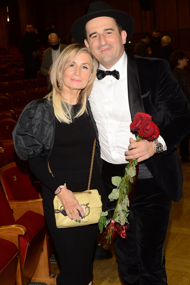 Michał Koterski z mama Iwona Ciesielska