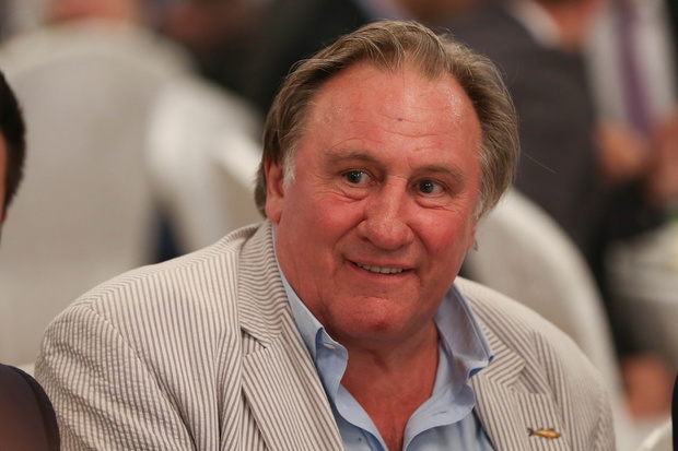 French actor Gerard Depardieu in Istanbul