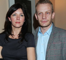 Bartosz Żukowski, była żona Ewa Coll, premiera spektaklu w Teatrze Kamienica, 27.11.2011 rok