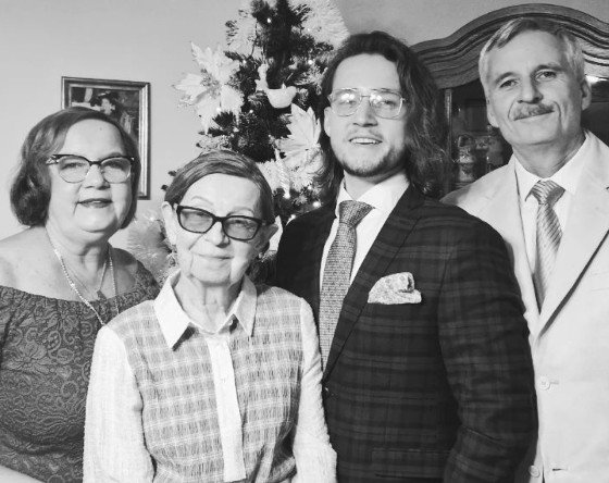 Izabela Zeiske z mamą - jamnik otwarciowe