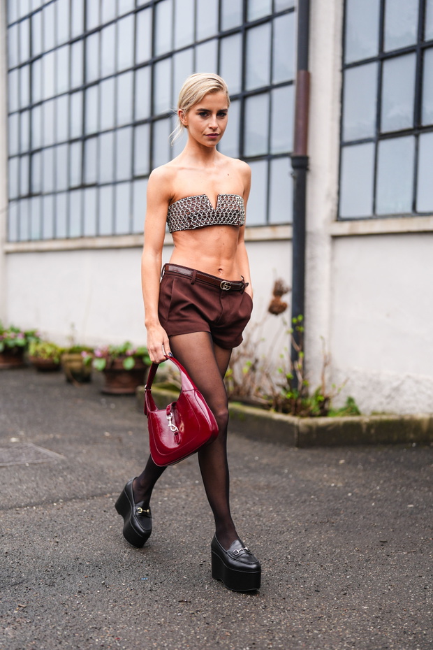 Street Style - Day 4 - Milan Fashion Week - Womenswear Fall/Winter 2024-2025