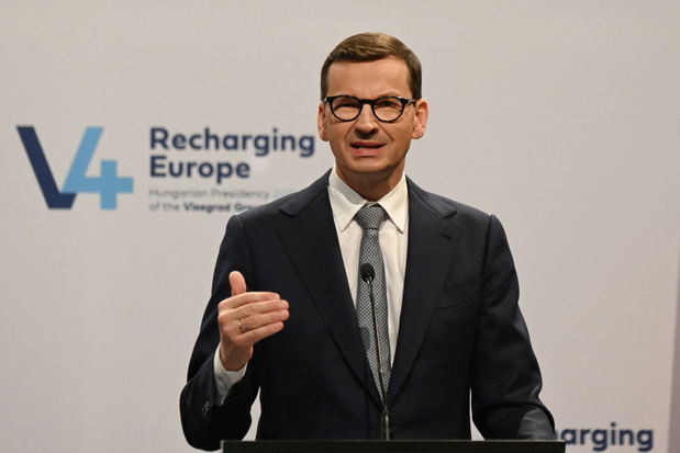 Mateusz Morawiecki na szczycie V4