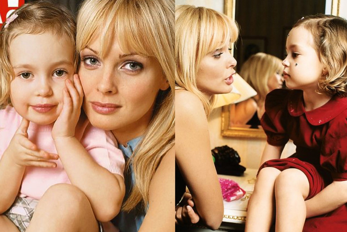 Izabella Scorupco, córka Julia Scorupco, Julia Czerkawska, sesja VIVY!, 2001 rok