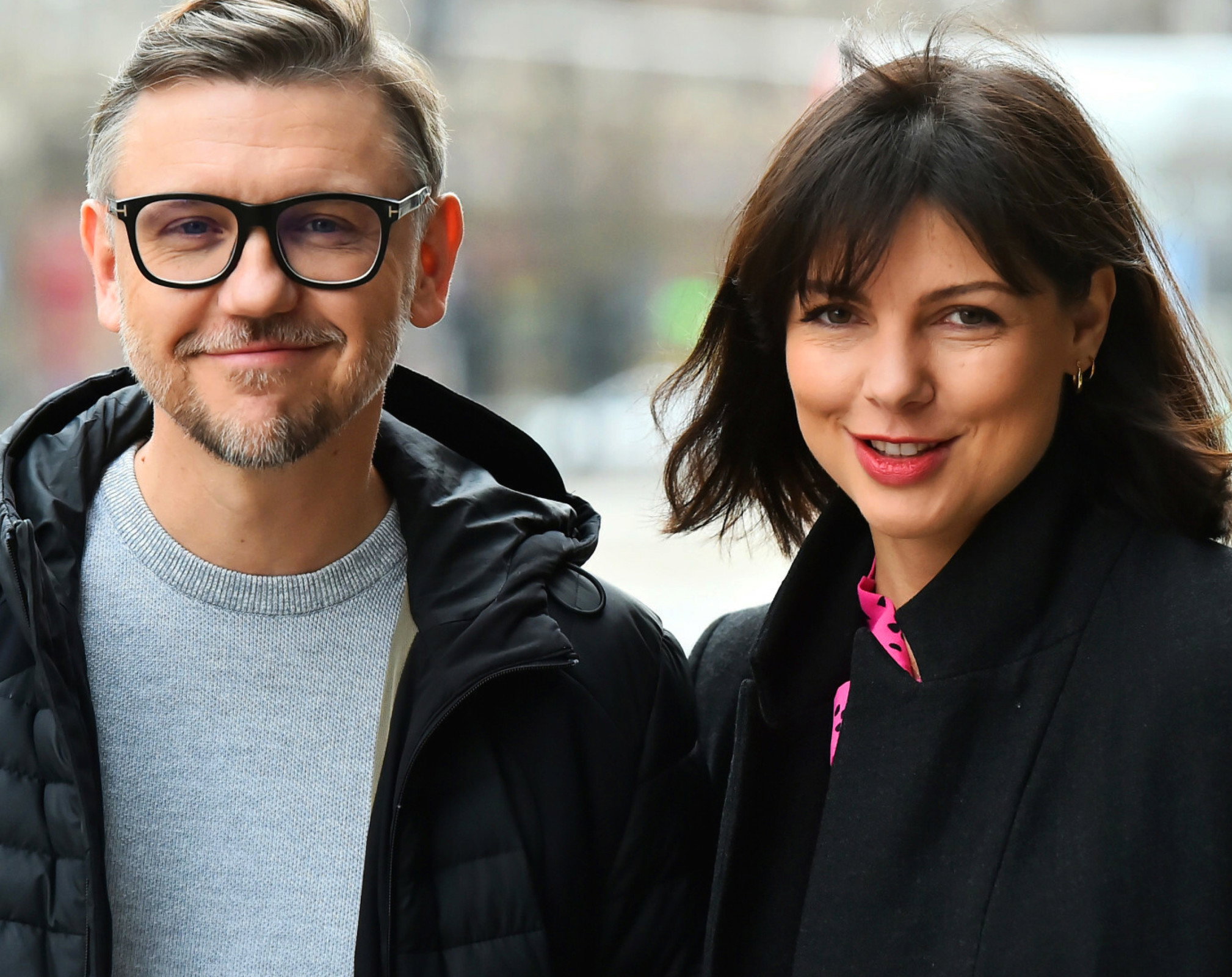 Krzysztof Czeczot, Karolina Gorczyca, plan „Dzień Dobry TVN”, Warszawa, 24.03.2024 rok