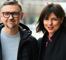 Krzysztof Czeczot, Karolina Gorczyca, plan „Dzień Dobry TVN”, Warszawa, 24.03.2024 rok
