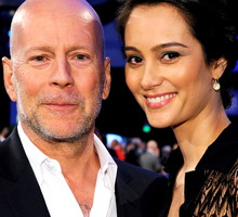 Bruce Willis, Emma Heming, Santa Monica, Kalifornia, 23.02.2013 rok