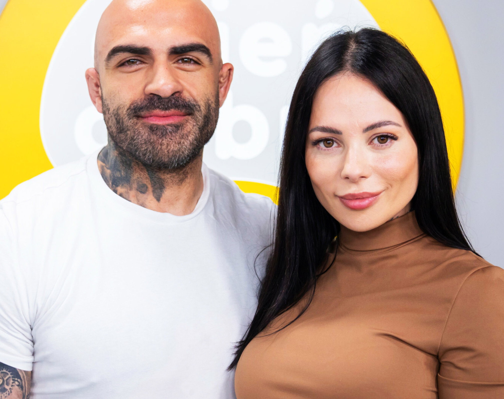Akop Szostak, partnerka Sylwia Szostak, plan „Dzień Dobry TVN”, Warszawa, 21.06.2023 rok