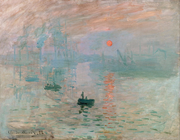 Claude Monet, Impression, Sunrise, 1872.