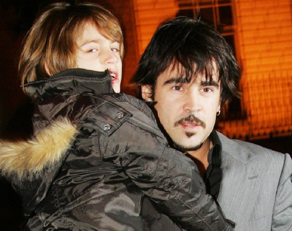 Colin Farrell z synem Jamesem, 2009 rok: