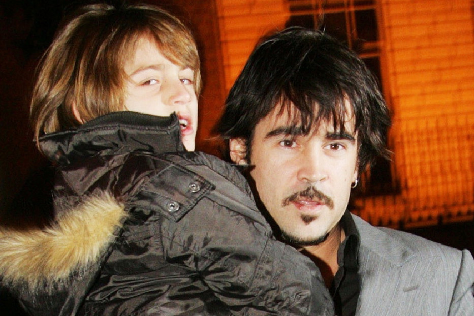 Colin Farrell z synem Jamesem, 2009 rok: