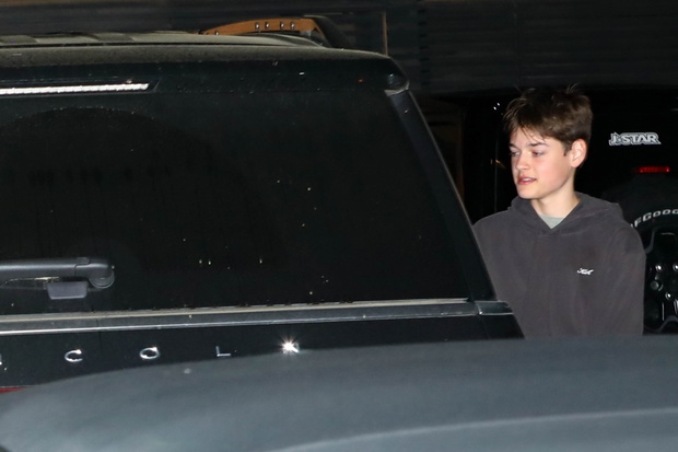 *EXCLUSIVE* Colin Farrell and his son James were seen leaving dinner at Nobu in Malibu