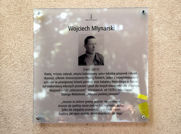 Wojciech M?ynarski patronem skweru na Mokotowie