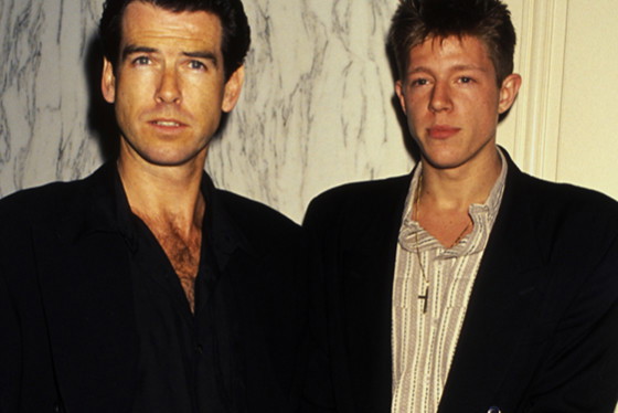 Pierce Brosnan, syn Christopher Brosnan, Beverly Hills, Kalifornia, USA, 20.03.1992 rok