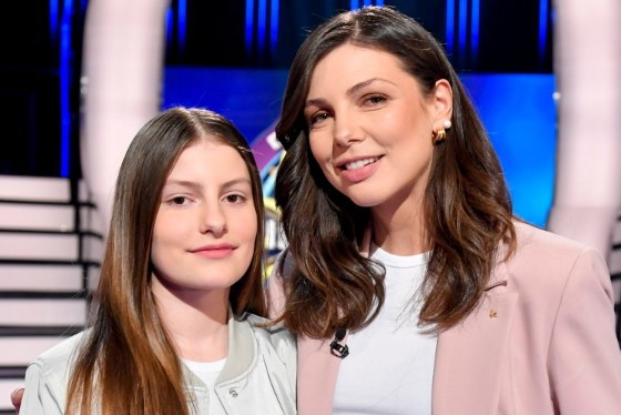Karolina Gorczyca z córką jam