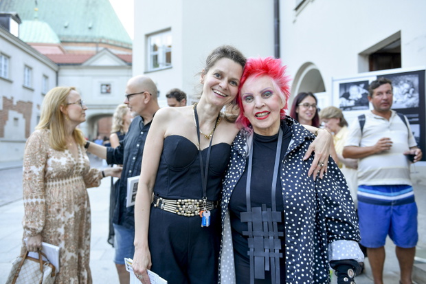 Na zdj.: Justyna Radzymińska, Krystyna Mazurówna, Fot. Piętka Mieszko/AKPA
