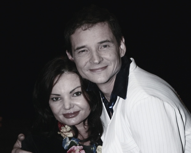 Przemysław Babiarz, żona Marzena. 12.10.2007 rok