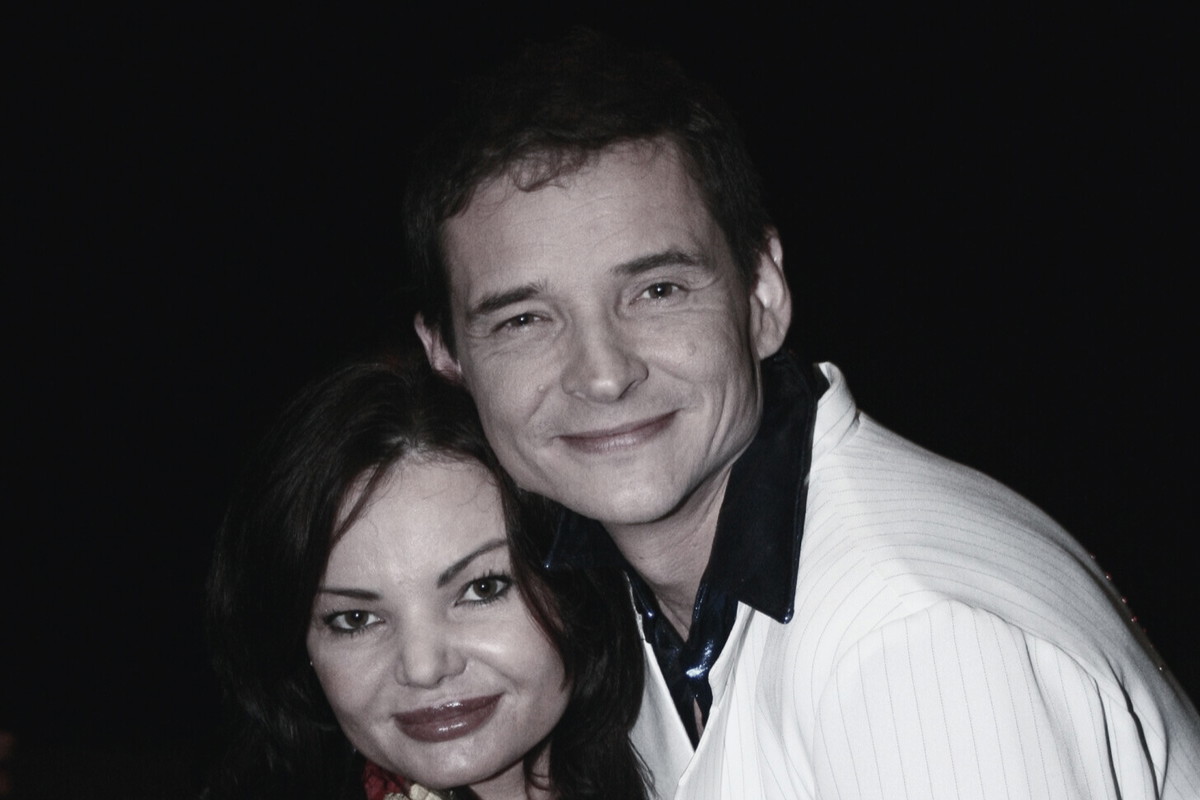 Przemysław Babiarz, żona Marzena. 12.10.2007 rok