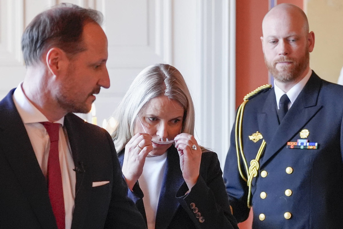 Książę Haakon, księżna Mette-Marit, książę Sverre Magnus, 10.04.2026.