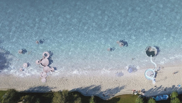 Projekt plaży w Pszczewie