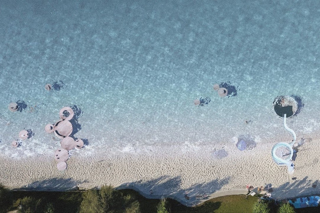 Projekt plaży w Pszczewie