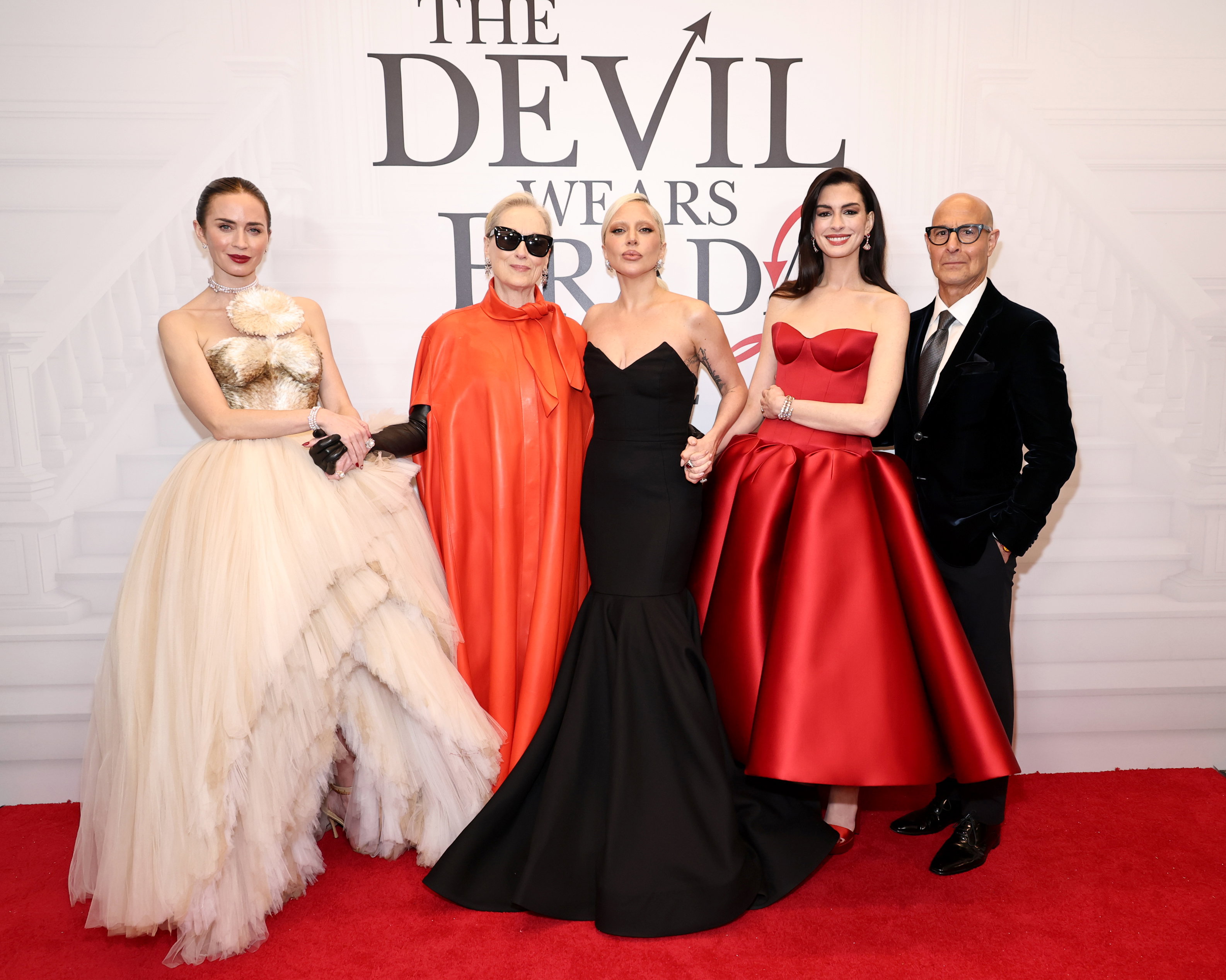 Światowa premiera filmu "Diabeł ubiera się u Prady 2". Emily Blunt, Meryl Streep, Lady Gaga, Anne Hathaway i Stanley Tucci