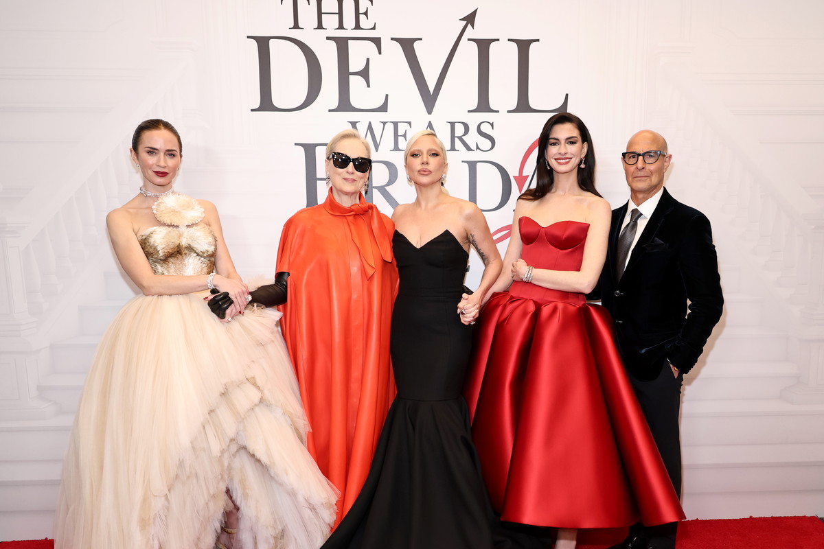Światowa premiera filmu "Diabeł ubiera się u Prady 2". Emily Blunt, Meryl Streep, Lady Gaga, Anne Hathaway i Stanley Tucci
