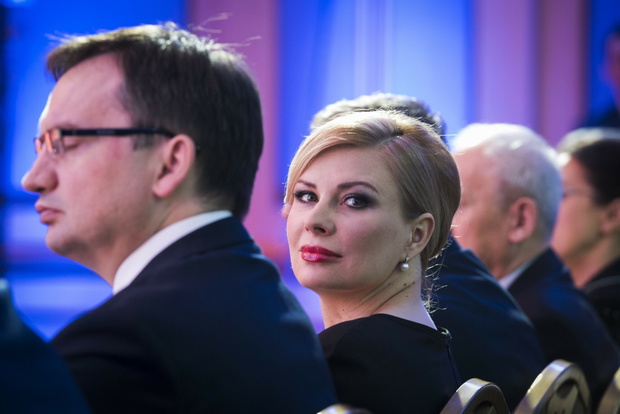 Zbigniew Ziobro, żona Patrycja Kotecka