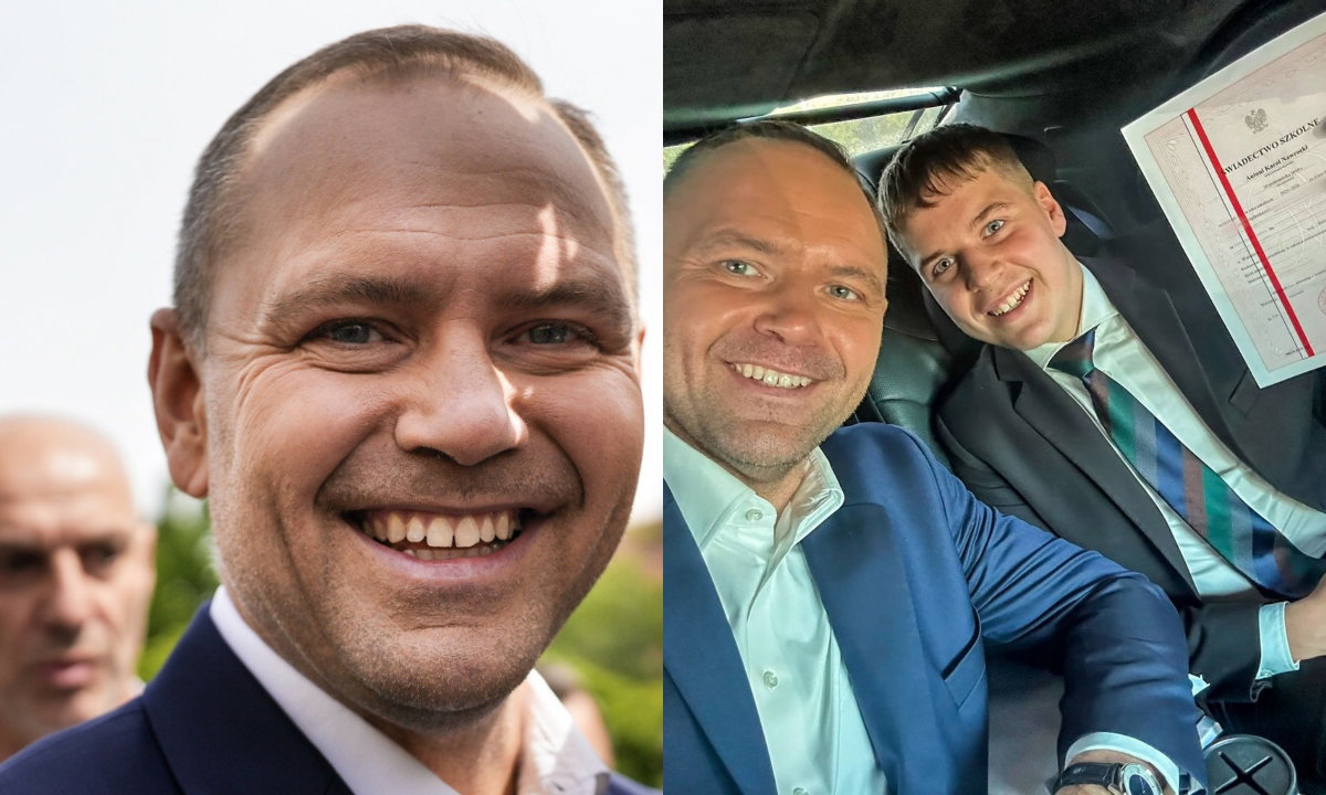 Karol Nawrocki, syn Antoni