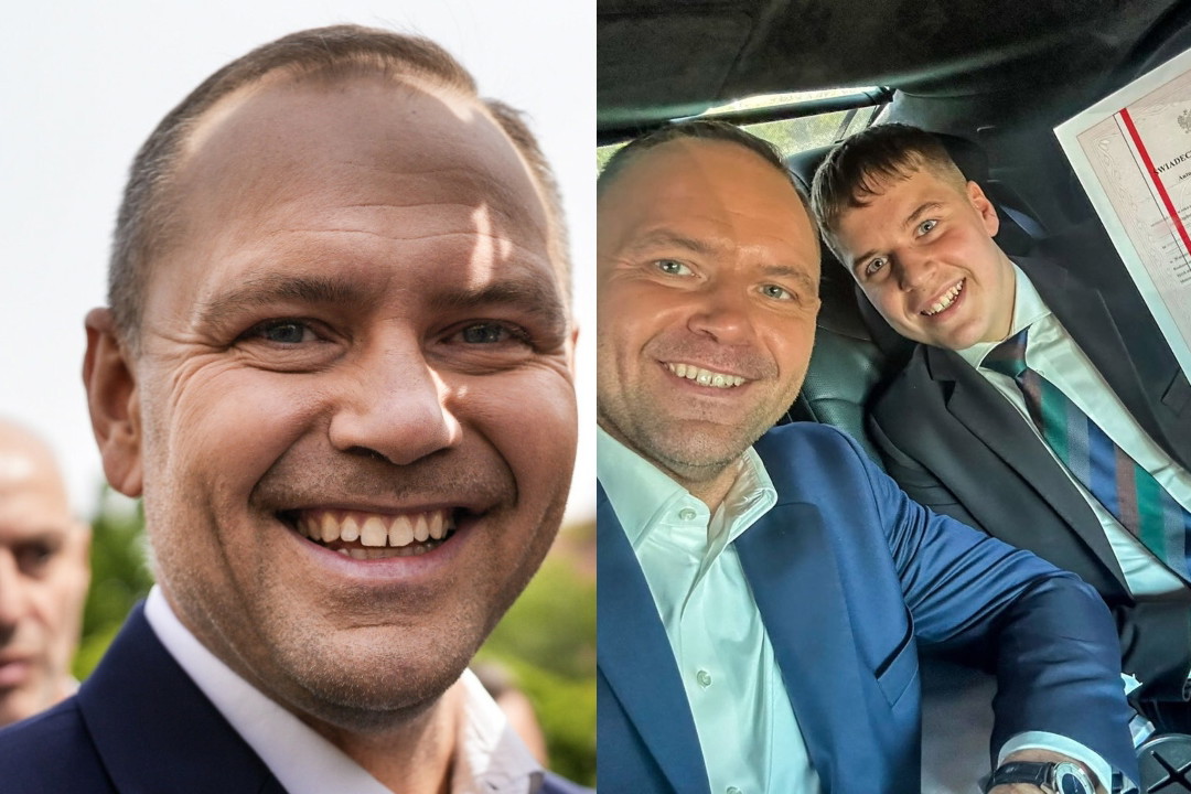 Karol Nawrocki, syn Antoni