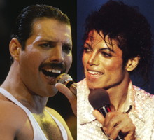 Michael Jackson, Freddie Mercury
