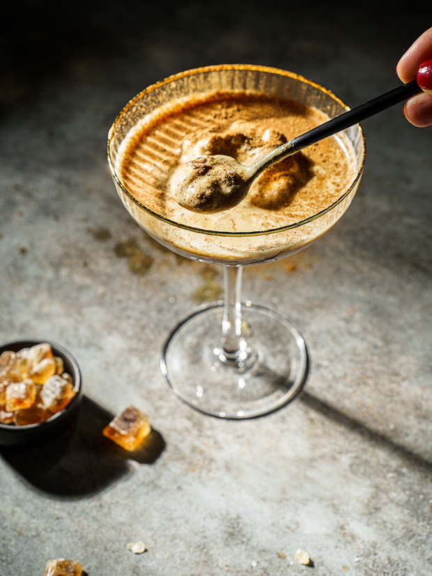 Affogato w kieliszku