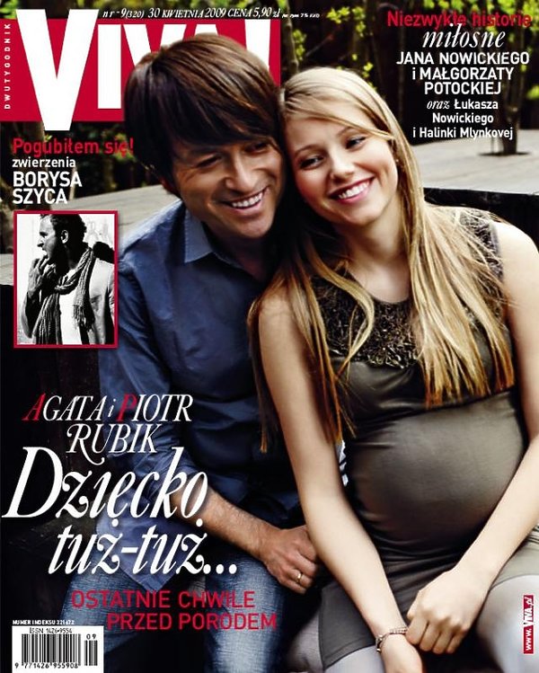 Agata i Piotr Rubikowie na okładce magazynu Viva!