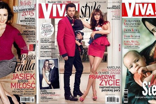 Steczkowska, Jopek, Rodowicz, Kukulska, Tadla. Sławne matki z synami na okładkach "Vivy!"
