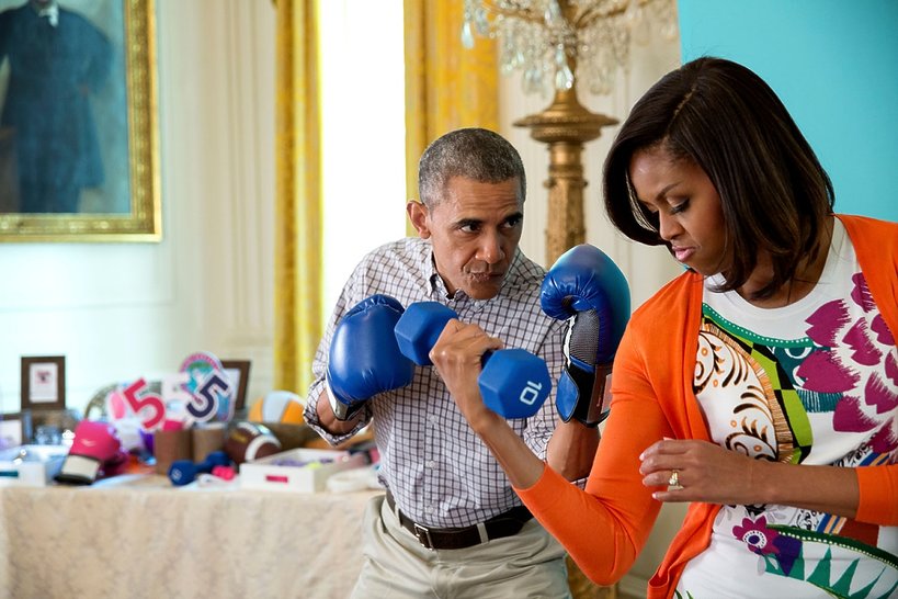 Barack Obama i Michelle Obama, 2015, Pete Souza