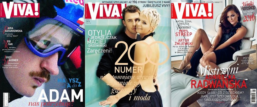 Sportowcy na okładkach "Vivy!" - galeria zdjęć